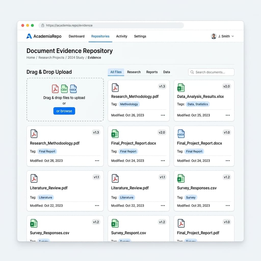 Repositório de Evidências